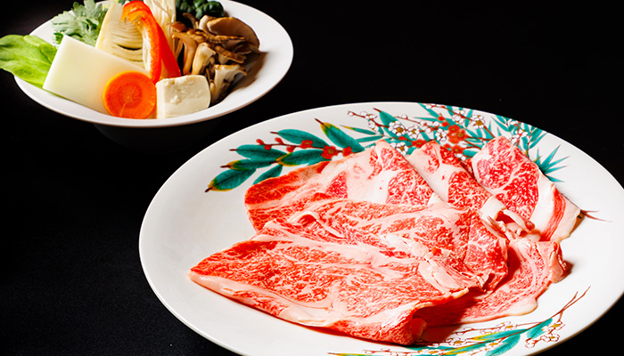 贅沢な松坂牛のセット