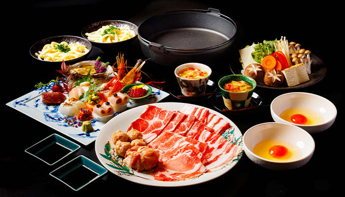 PINの豚会席コース