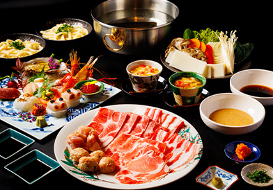 ニセコでのしゃぶしゃぶイメージ